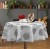 Cerata w rolce MOD-6203-02 szare ornamenty na bieli – aranżacja stołu