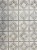 Koronka Dia Lace kremowa P-5526 roślinne romby w kwadratach 50 cm – zbliżenie wzoru
