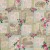 Cerata w rolce FLO-1695-01 róże na miejskim patchworku – zbliżenie wzoru