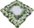 Serwetka - Wielkanoc stokrotki, pisanki 30x30 cm – drugi widok