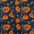 Obrus plamoodporny Halloween w dynie, pająki i cukierki – drugi widok obrusu na stole