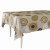 Cerata w rolce MOD-6300-03 beżowo-brązowe geometryczne rozety – aranżacja na stole