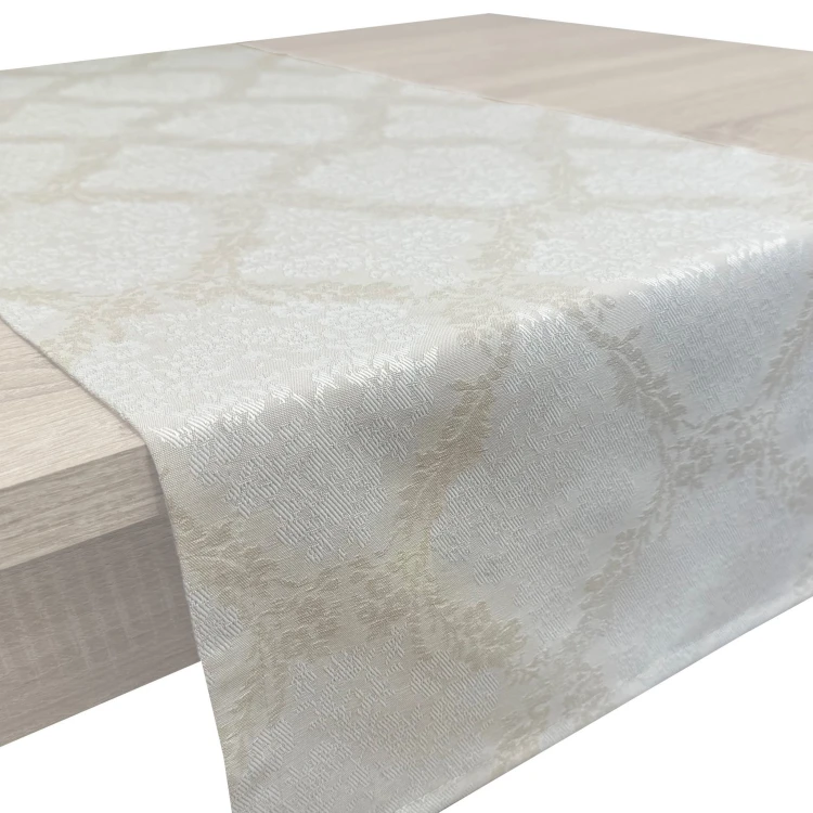 Bieżnik dekoracyjny Chic &amp; Simple 40 × 160 cm (beż wianek) – drugi widok