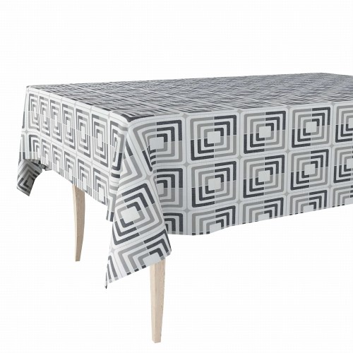 Cerata w rolce FLO-1712-04 szaro-czarne retro kwadraty – widok produktu