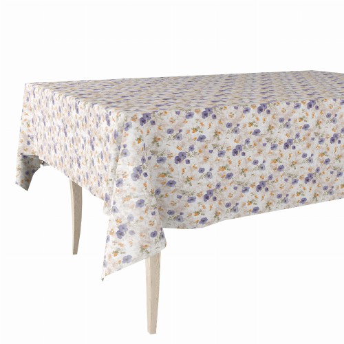 Obrus z ceraty – fioletowe drobne maki