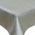 Szary obrus dekoracyjny ORIENT 80 × 80 cm w srebrne pasy – drugi widok