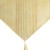 Bieżnik dekoracyjny ORIENT 45 × 180 cm w żółte pasy na tle ecru – zbliżenie wzoru i tkaniny