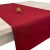 Bieżnik dekoracyjny Chic &amp; Simple 40 × 160 cm (bordo) – widok w aranżacji na stole