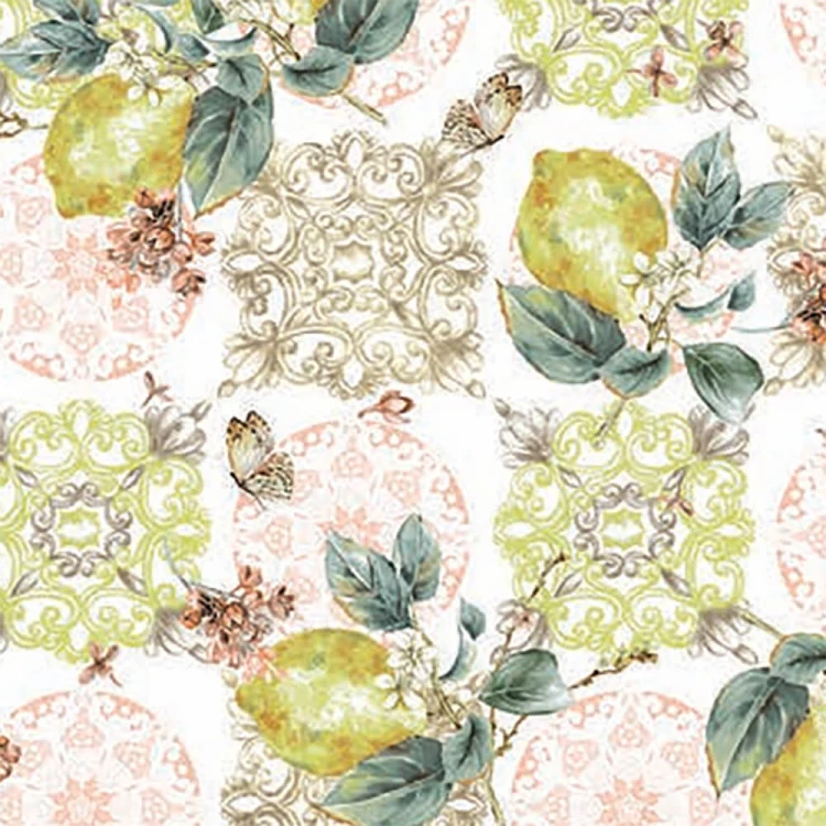 Cerata w rolce MOD-6384-02 – cytryny i orientalne ornamenty