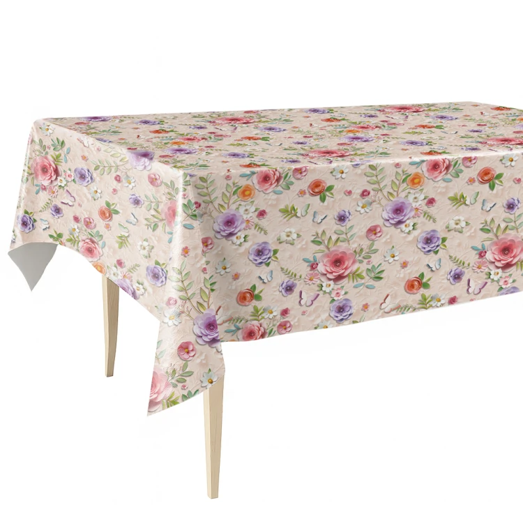 Cerata w rolce FLO-1804-01 – kolorowe kwiaty i motyle, aranżacja