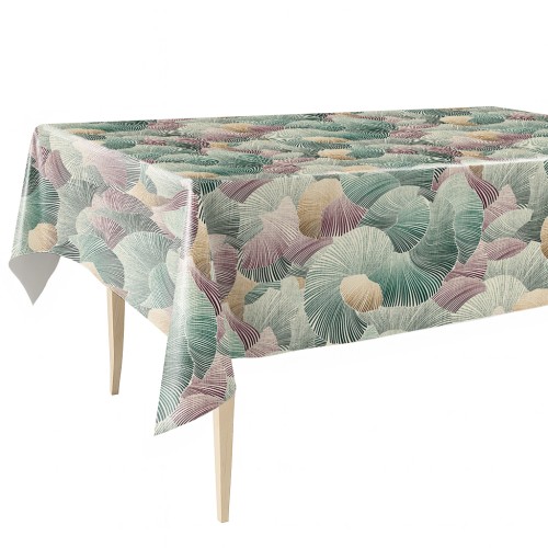 Cerata w rolce FLO-1805-03 – pastelowe liście miłorzębu, aranżacja