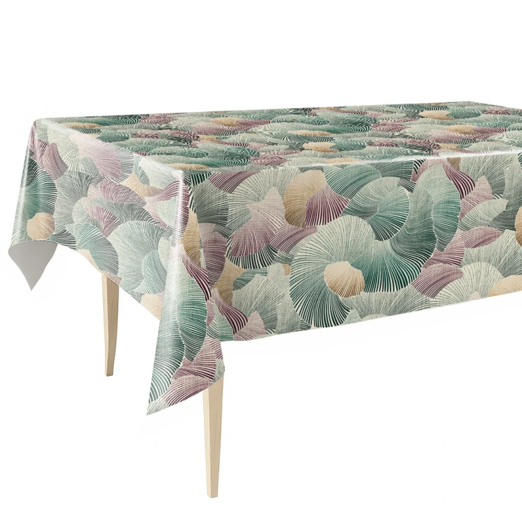 Cerata w rolce FLO-1805-03 – pastelowe liście miłorzębu, aranżacja