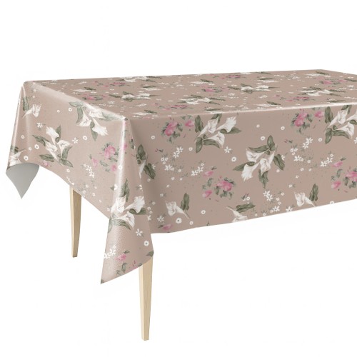 Cerata w rolce FLO-1807-03 – białe kalie z różem, widok produktu