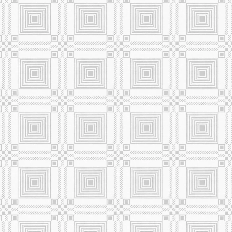 Cerata w rolce MIM-135-9 jasnoszare geometryczne kwadraty – zbliżenie wzoru