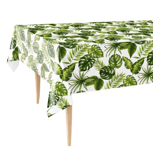 Cerata w rolce MIM-440-5 monstera i tropikalne liście – aranżacja stołu