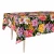 1629-02 Cerata PVC w kwiaty na czarnym tle – kolorowy wzór