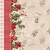 Obrus z ceraty FLO-1788-01 - gwiazdy betlejemskie, czerwona kratka – detal