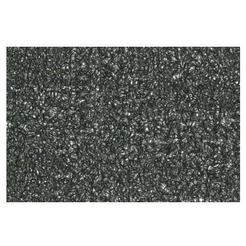 Czarna podkładka Zen – zbliżenie ażurowej faktury trawy