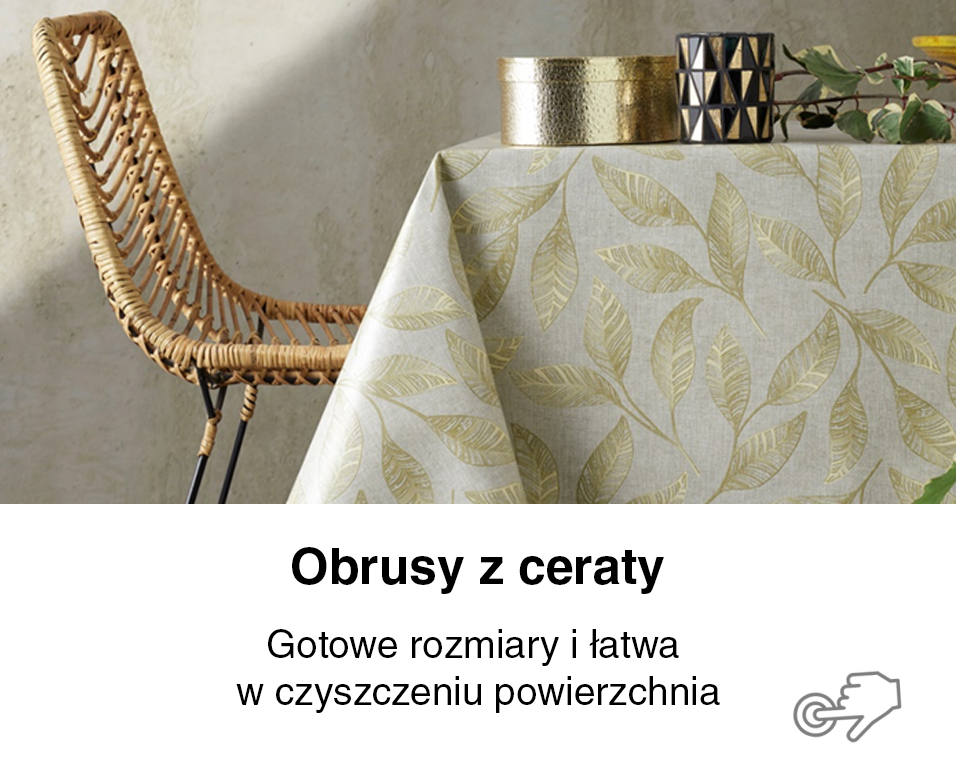 Obrusy z ceraty - produkty TekstyliaDomowe.pl