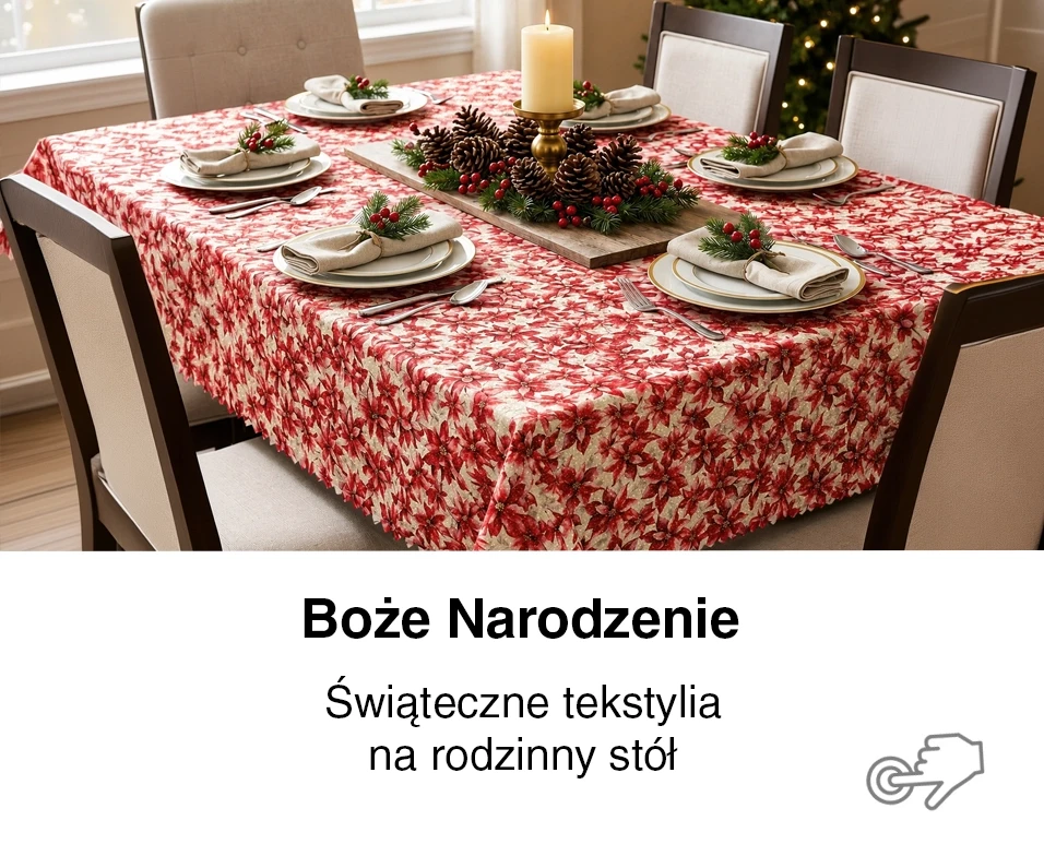 Świąteczne tekstylia - produkty TekstyliaDomowe.pl